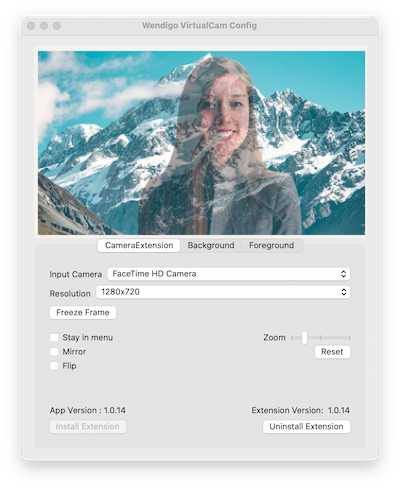 Main tab